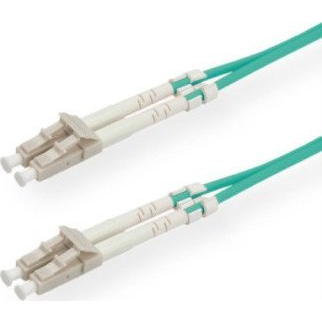 Value 21.99.8700 Üvegszál LWL Csatlakozókábel [1x LC dugó - 1x LC dugó] 50/125 µ Multimode OM3 0.50 m (21.99.8700)