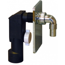 Syfon Rawiplast podtynkowy DN50 chrom (A603M50)