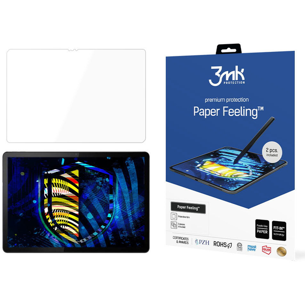 Защитно фолио за таблет, 3mk, Lenovo Tab P11/P11 Plus, 2 броя, Прозрачен