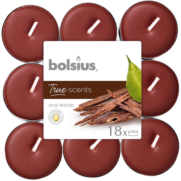 BOLSIUS True Scents Oud Wood, 18db