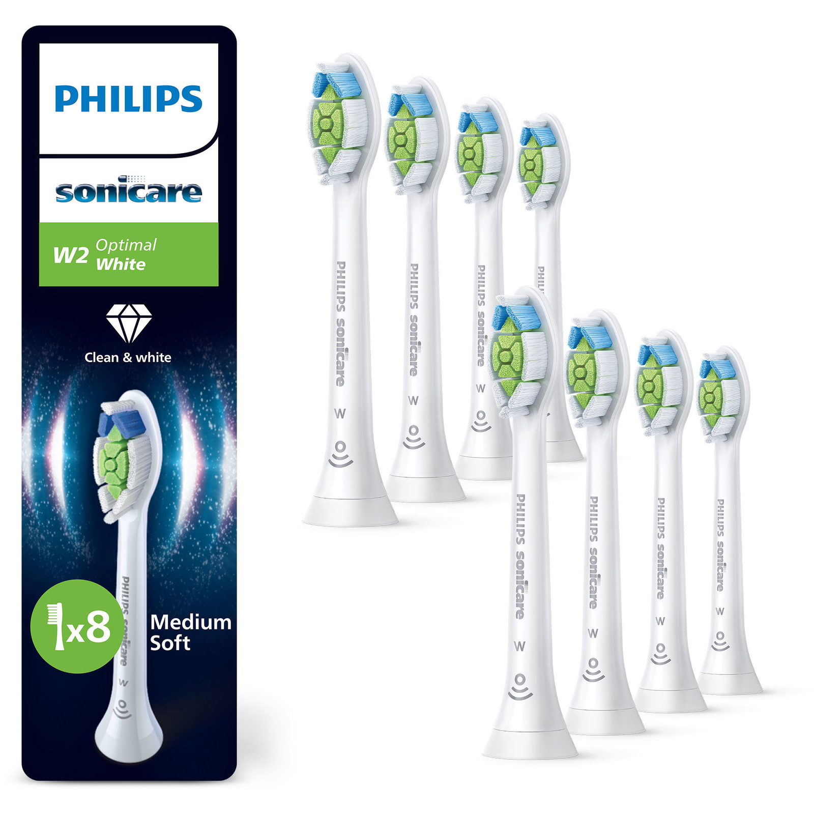 Philips Sonicare Optimal White HX6068/87, 8 db (HX6068/87)