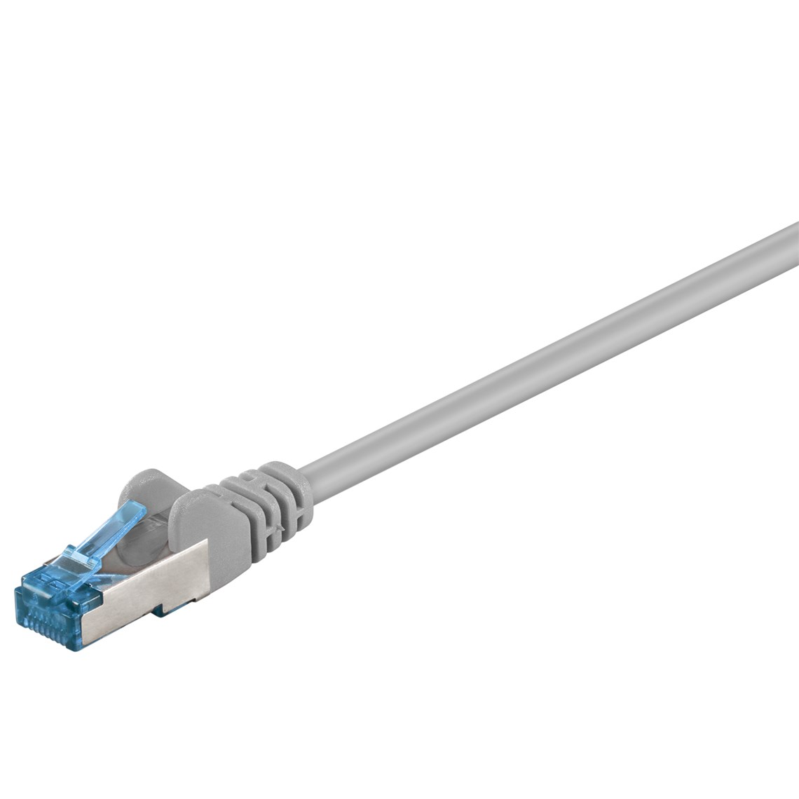 Kábel LAN Patchcord CAT 6A S/FTP sivý 50m