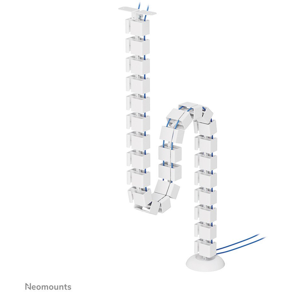 Neomounts ADS06-130WH kabelorganisator Skrivebord Kabelguide Hvid 1 stk