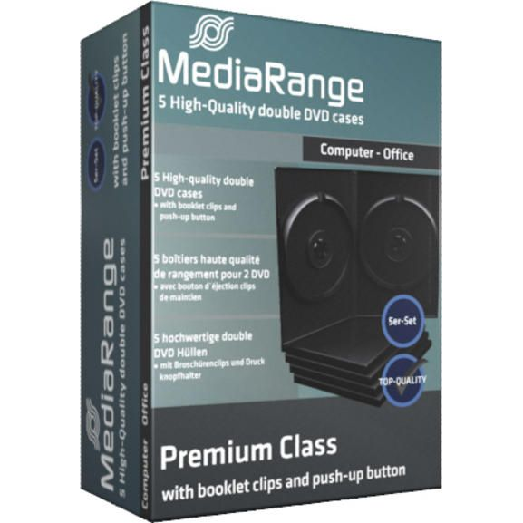 MediaRange DVD Leerbox 5pcs Double retail