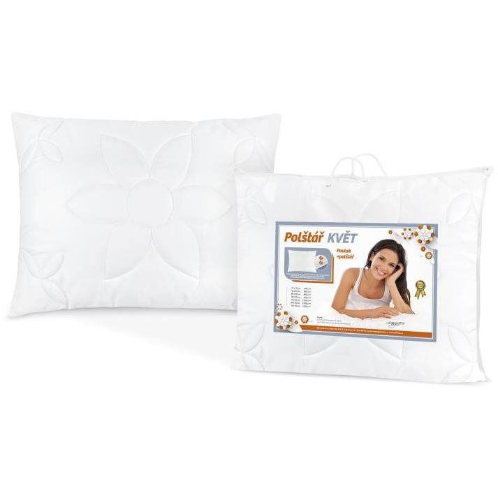 Bellatex Párna - Virág - 80 × 80 cm (1000 g töltet) - fehér (7392)