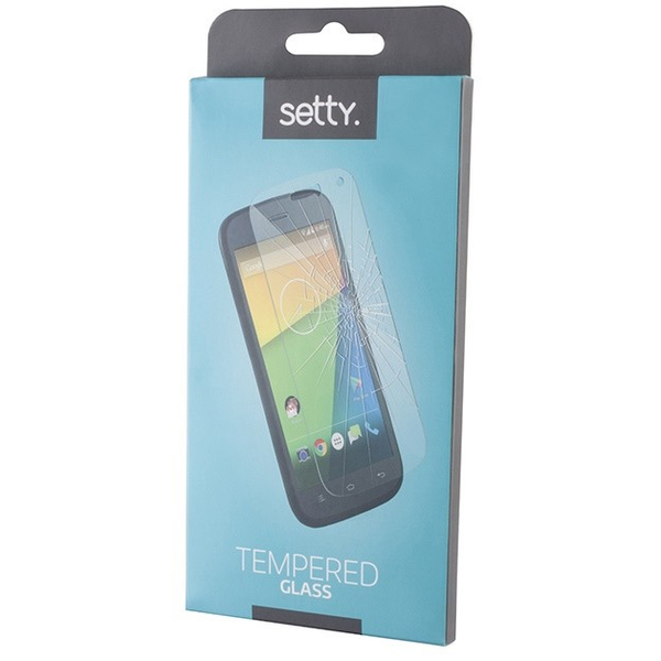 Microsoft Lumia 950 XL, Протекторно фолио за екран, удароустойчиво фолио, Tempered Glass (закалено стъкло), Setty, Clear (43078)