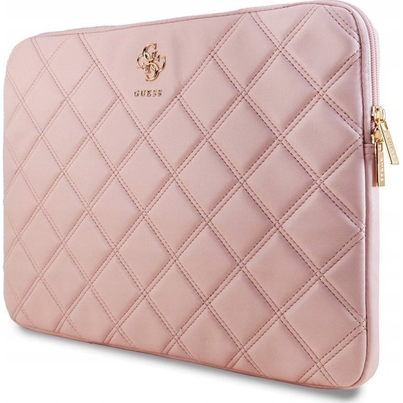 Guess Quilted 4G Sleeve 15" - 16" (różowy) (GUCS16ZPSQSSGP)