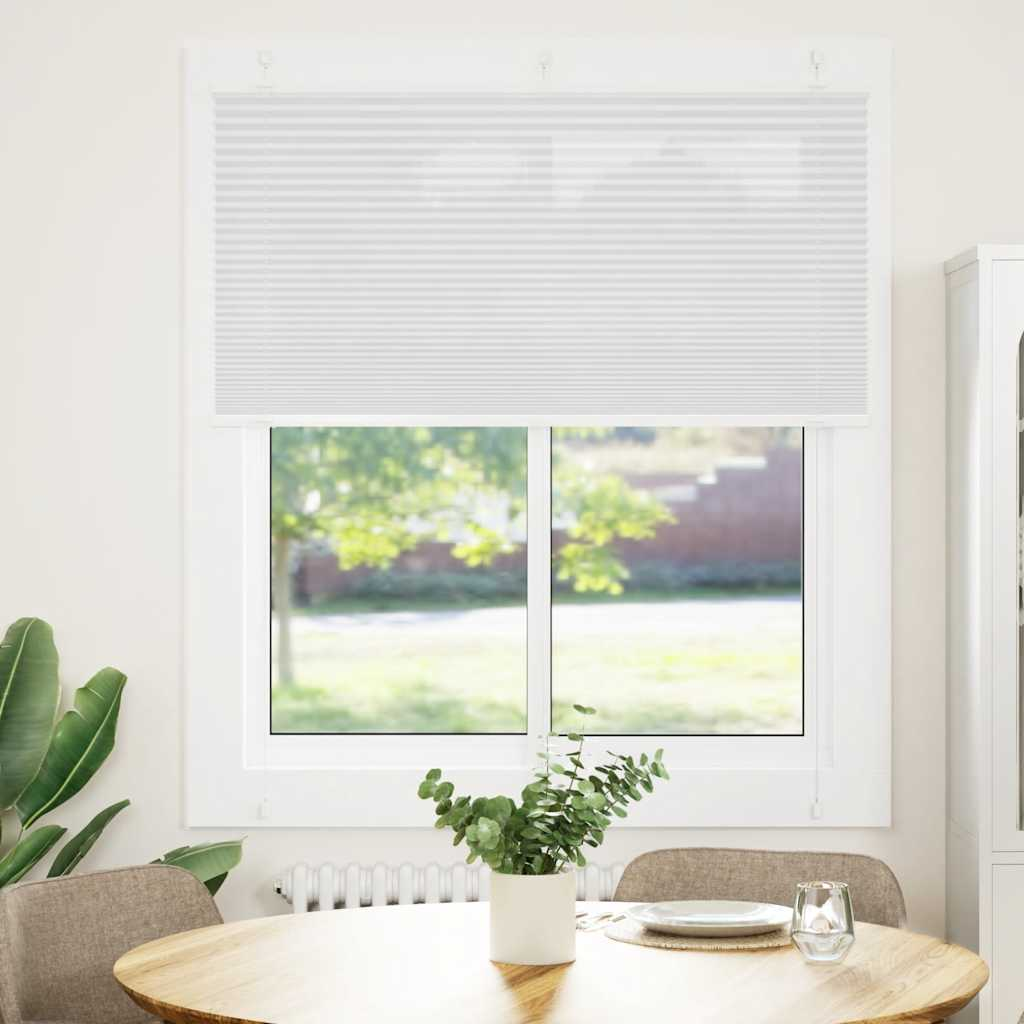 pliszírozott redőny Fehér 120x100cm szövetszélesség 119,4cm (4015487)