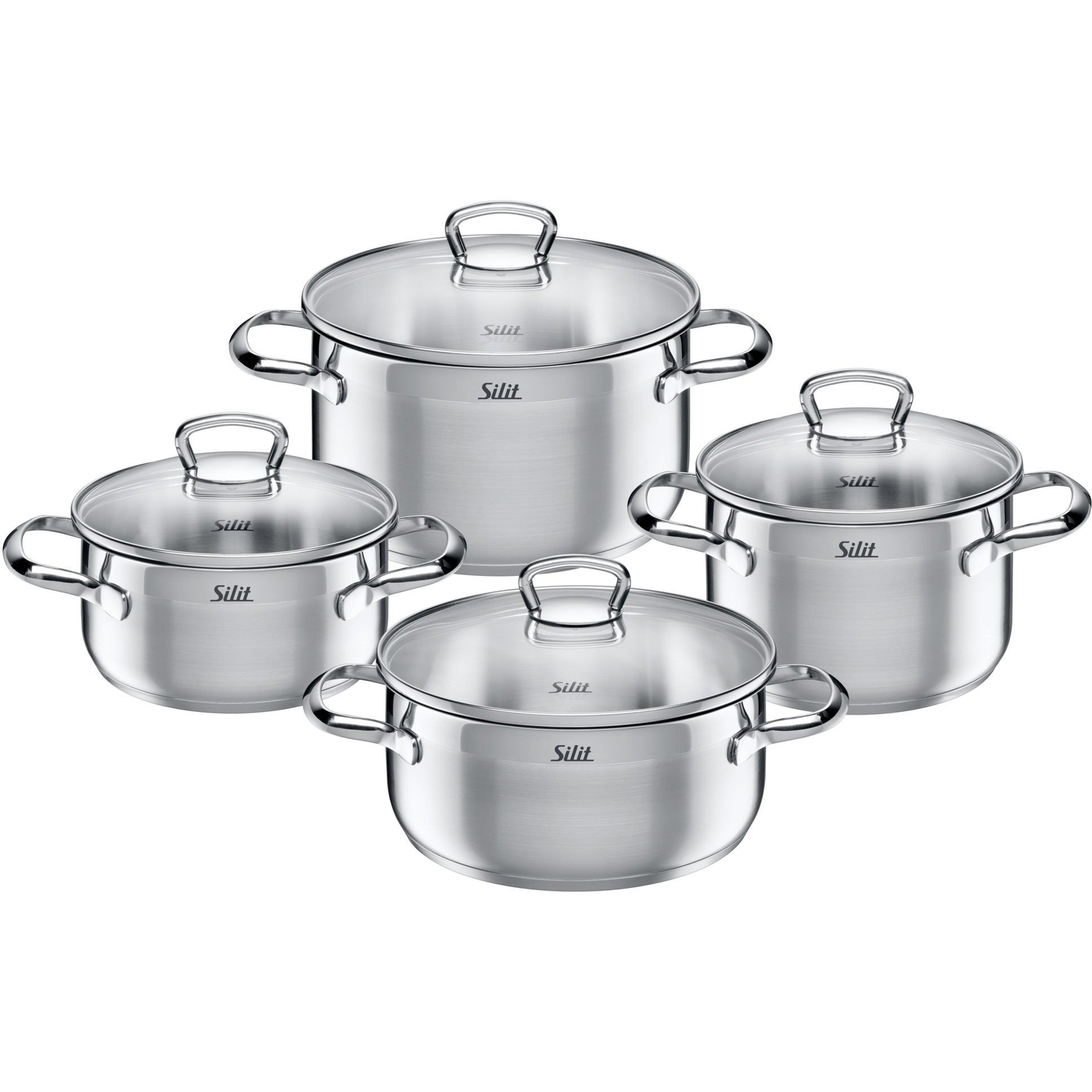 WMF Silit Toskana Topf-Set Rozsdamentes acél (7116001667)