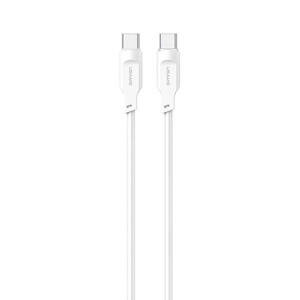 Kabel Usams USB typ C - USB typ C 1,2 m bílý