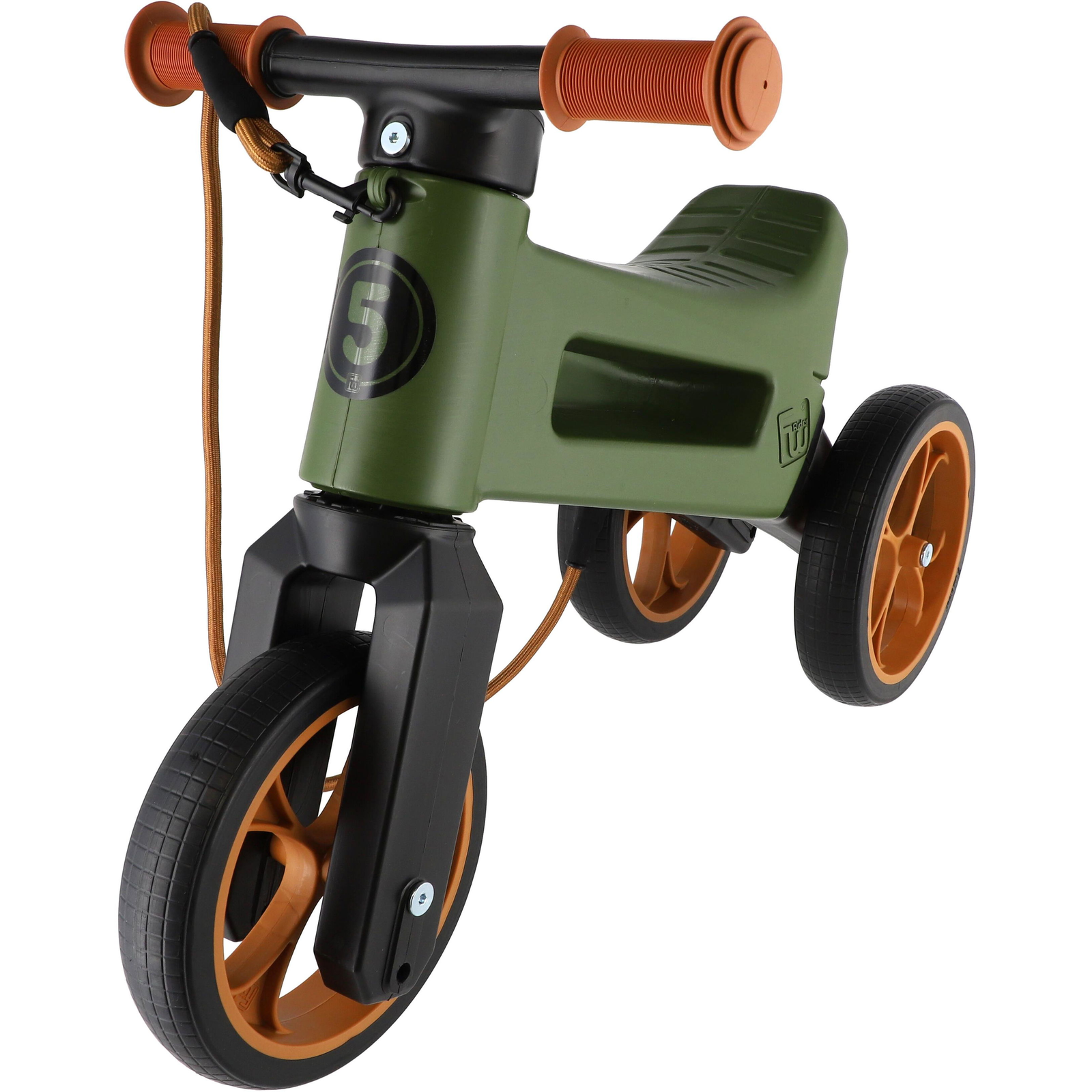 Funny Wheels Rider SuperSport - khaki/barna, 2in1 (8595557516675)