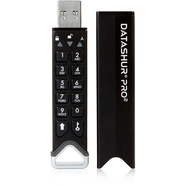 iStorage datAshur PRO2 USB-nøgle 8 GB USB Type-A 3.2 Gen 1 (3.1 Gen 1) Sort