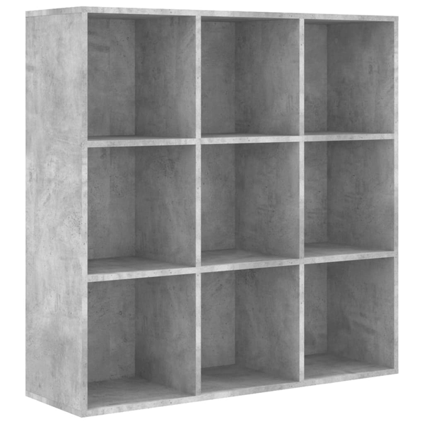 vidaXL Regał na książki, szarość betonu, 98x30x98 cm, płyta wiórowa