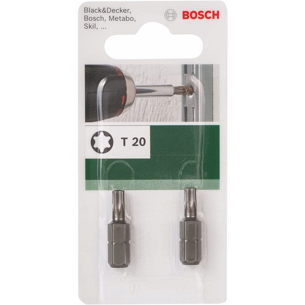 Csavarozó bit, Standard Torx Bosch 2609255934 T 20 Hossz:25 mm