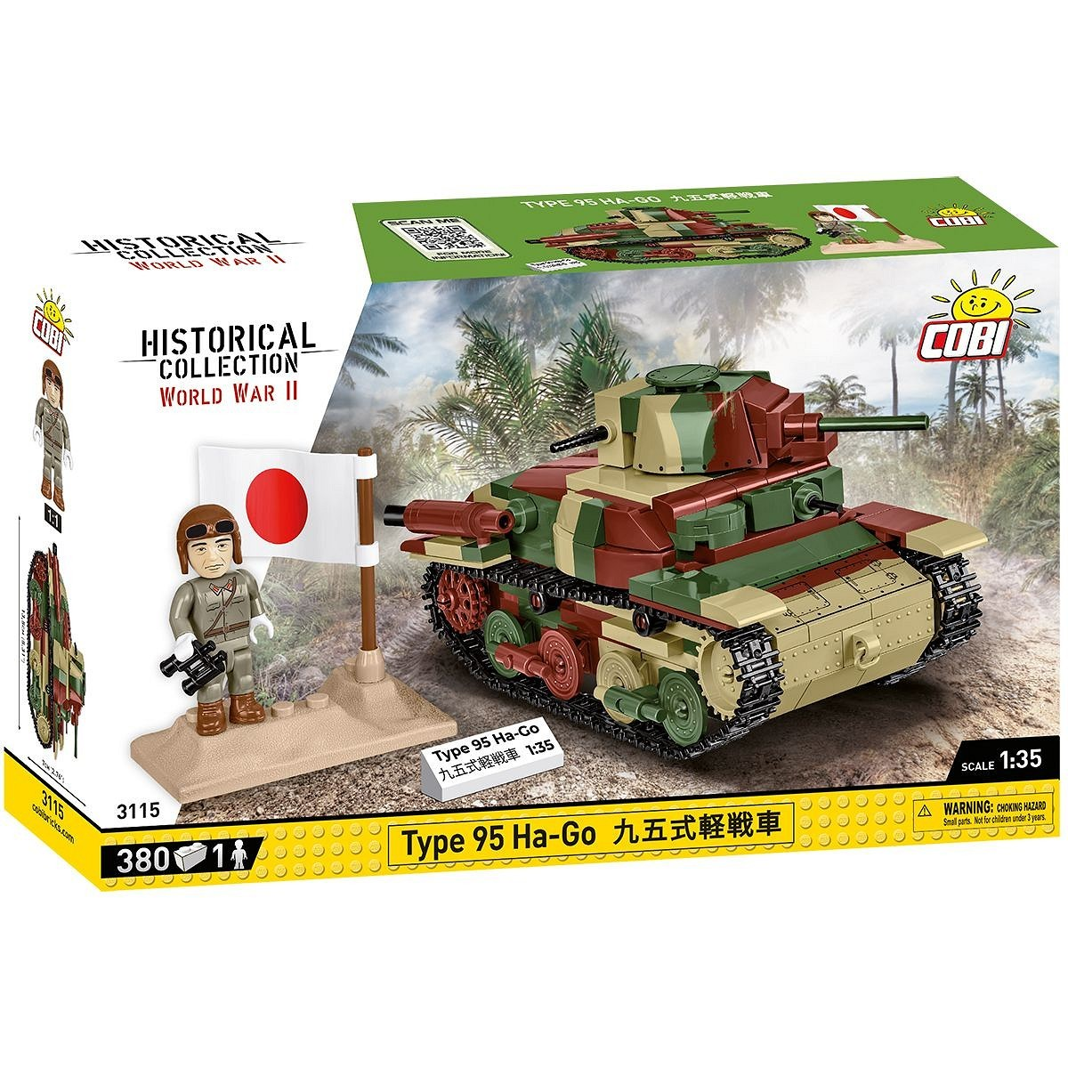Cobi: Type 95 Ha-Go Tank Modell (1:35) (3115)