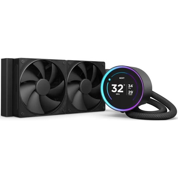 NZXT Kraken Elite 240 - processor liquid cooling system - with LCD display