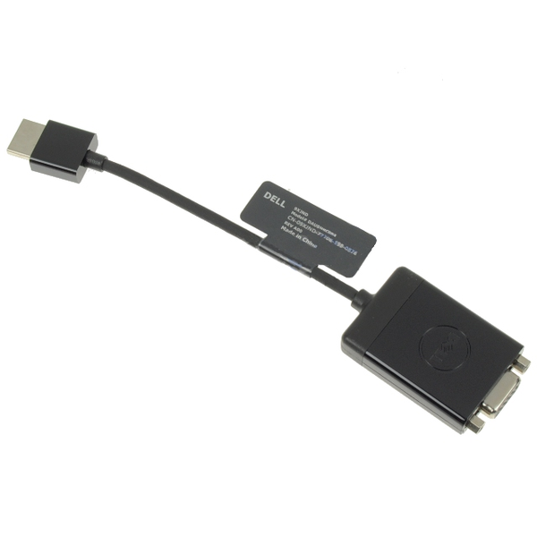 DELL DAUBNBC084 adaptér na video kábel 0,17 m HDMI VGA (D-Sub) Čierna