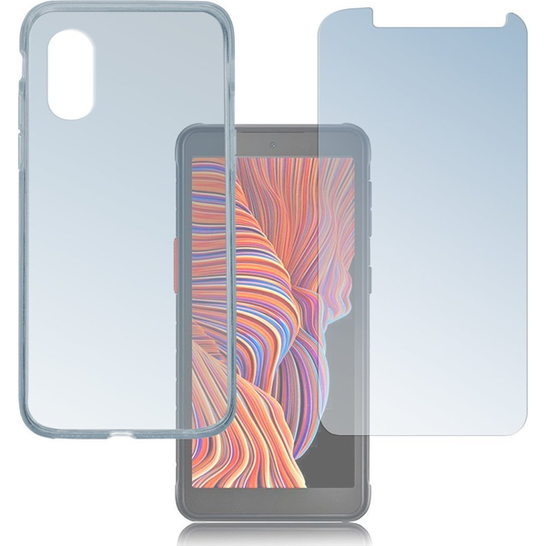 Carcasa Samsung Galaxy Xcover 5 Cristal Templado 4smarts Transparente