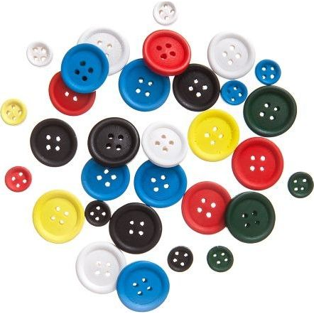 DP Craft Fagombok 30 Darab/Csomag Alap Színek Vegyes Méretben (AL962DLP)