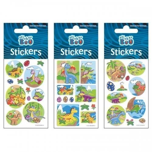 Sticker BOO Naklejki Sticker BOO silver dinozaury (262016)