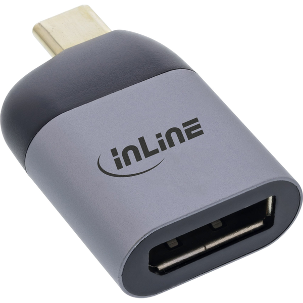 InLine 64106D adattatore grafico USB 7680 x 4320 Pixel Grigio