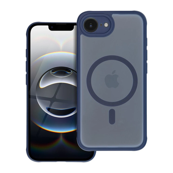 iPhone 17 készülékhez AIR Full Matte Mag Cover tok MagSafe-kompatibilis kék