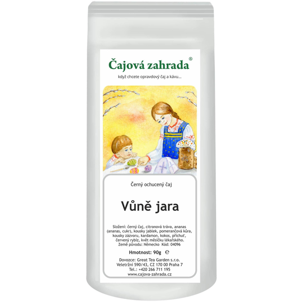 Tea Garden Scent of Spring - black flavored tea, 1000g