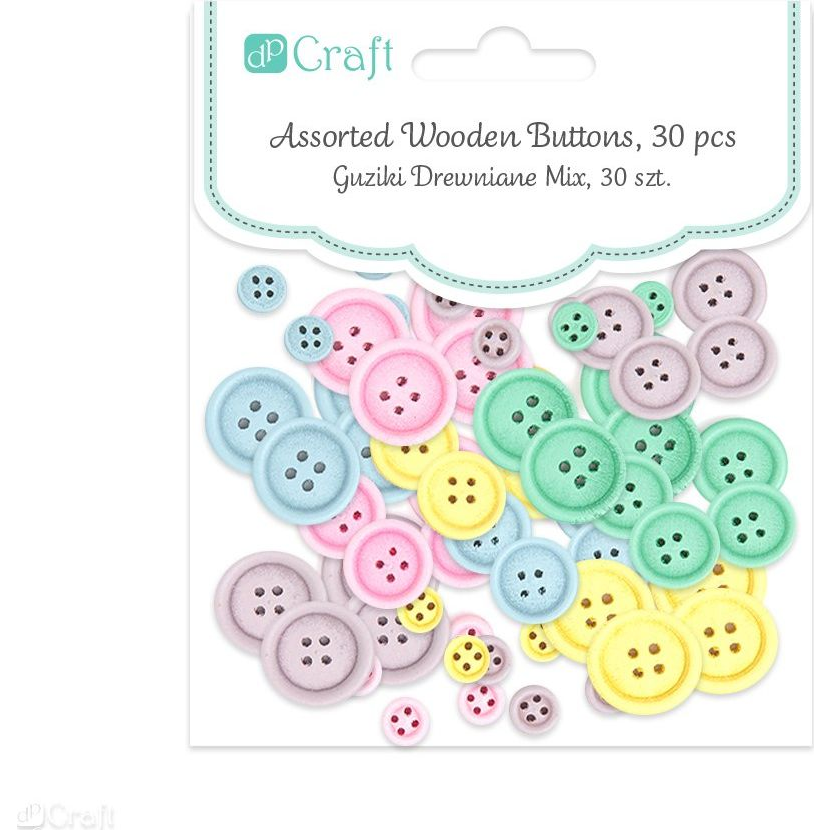 DP Craft Fagombok 30 Darab/Csomag Pasztel Vegyes Méretben (AF939DLP)