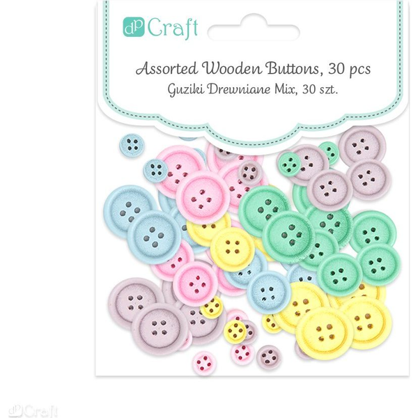 DP Craft Fagombok 30 Darab/Csomag Pasztel Vegyes Méretben
