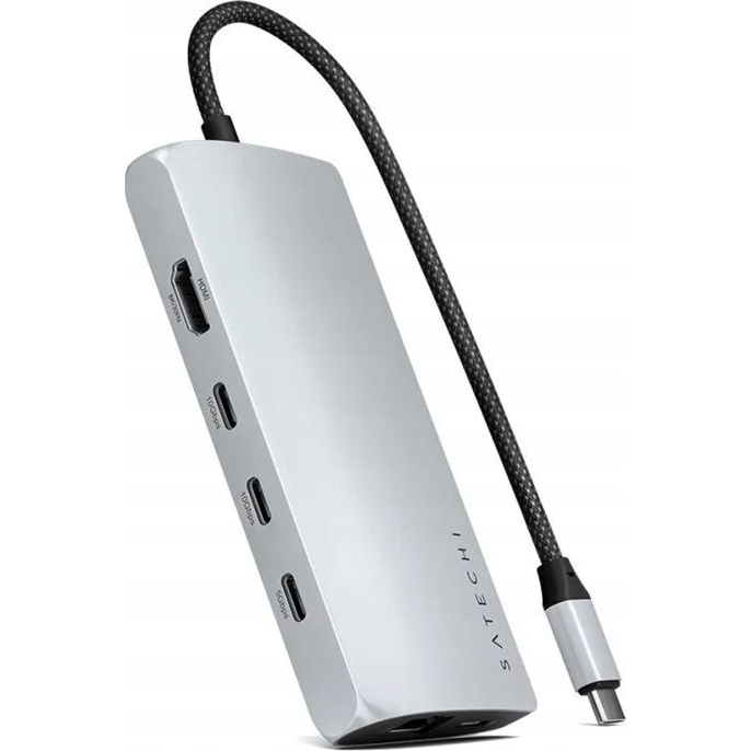 Satechi ST-P8KES Type-C 8K HDMI ezüst HUB (STH138)