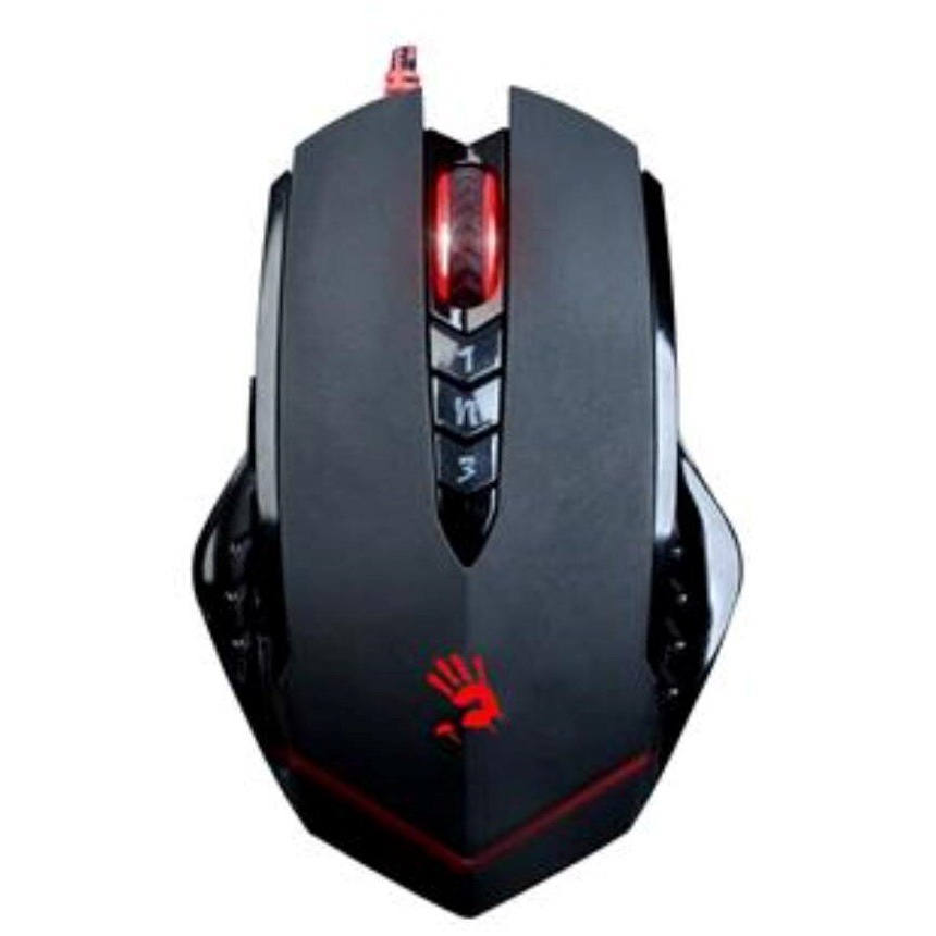 A4TECH Bloody V8M Gaming Egér 3200 DPI fekete (V8M-P3104)