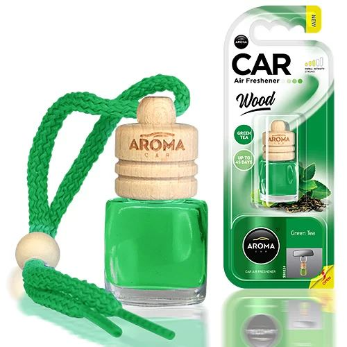 Přívěsek vůně Aroma Car Wood Green Tea 6 ml