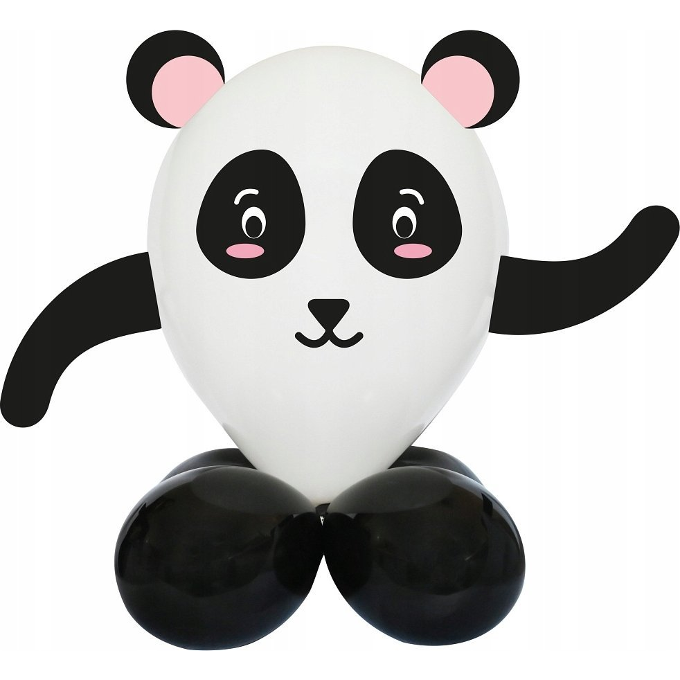 Csináld magad cuki lufiállat szett - Panda ( )