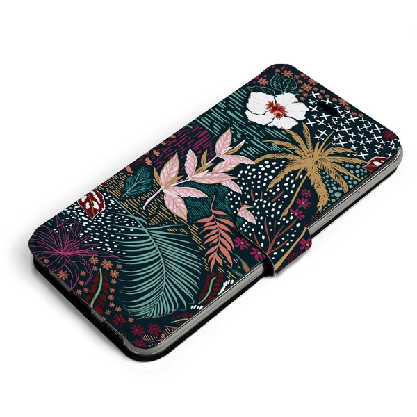 Mobiwear Flip case for Xiaomi Redmi 6 - VP13S Dark Flora