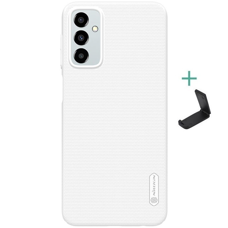 Samsung Galaxy M23 5G SM-M236B, Műanyag hátlap védőtok, stand, Nillkin Super Frosted, fehér (G120762)