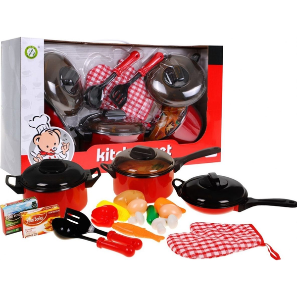 Konyhai Játék Készlet - Edényfogóval