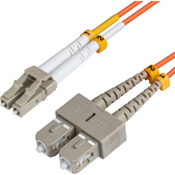 Microconnect FIB422001-2 kabel InfiniBand / światłowodowy 1 m LC SC Pomarańczowy