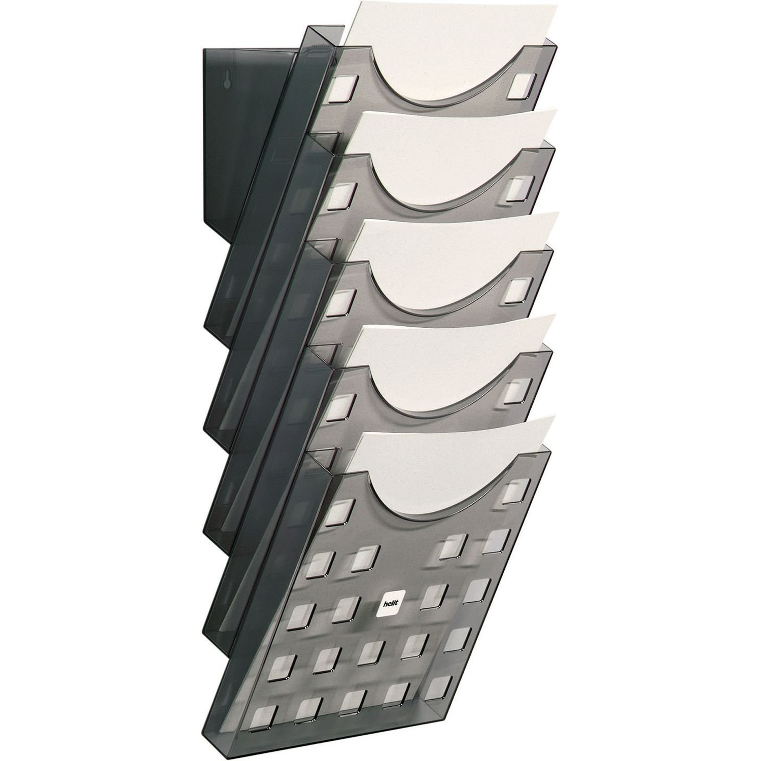 Helit A4 5 rekeszes fali katalógustartó (H6103108)