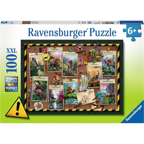 Пъзел Ravensburger 100 части XXL - Колекция Дино