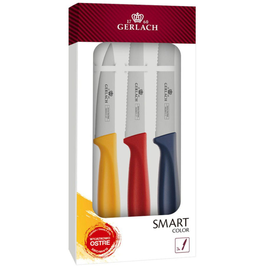 Gerlach 3 darabos késkészlet SMART COLOR (9953731)