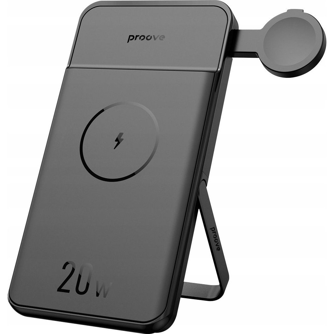 PROOVE Power Stand 2 az 1-ben Powerbank 10000 mAh 20W - Fekete (SB9454)
