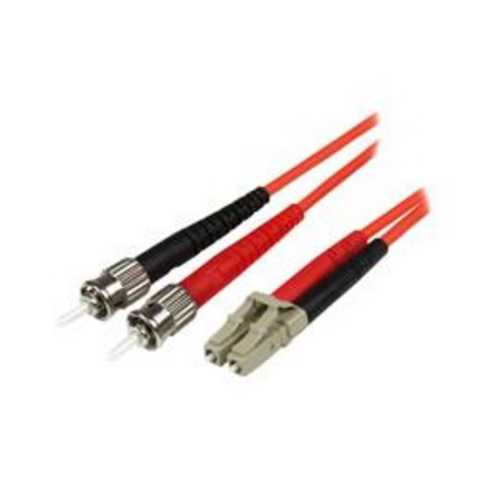 StarTech.com 50FIBLCST5 InfiniBand og fiberoptisk kabel 5 m LC ST Rød