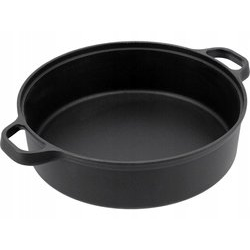 Patelnia Yato PATELNIA ŻELIWNA GRILLOWA GŁĘBOKA 28CM