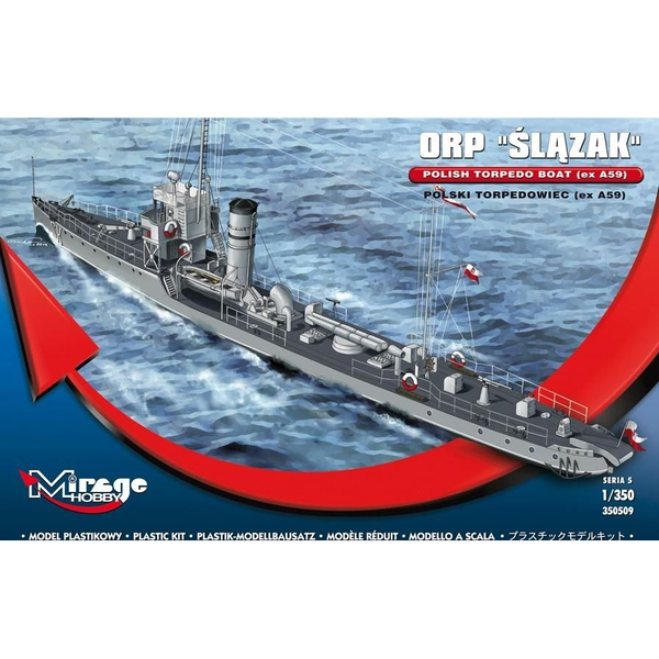  Mirage ORP 'Ślązak' Polski torpedowiec