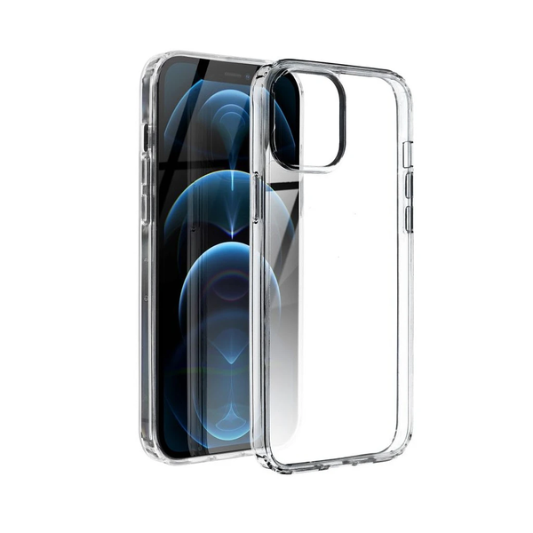 iPhone 17 Pro Max készülékhez Super Clear Hybrid tok átlátszó