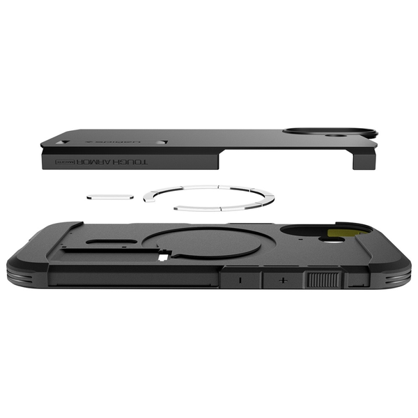 Pouzdro Spigen Tough Armor "T" MAG MagSafe pro iPhone 17, černé