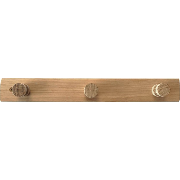  Home It Home>it® knagerække 3 knage 30×7×4 cm egetræ natur