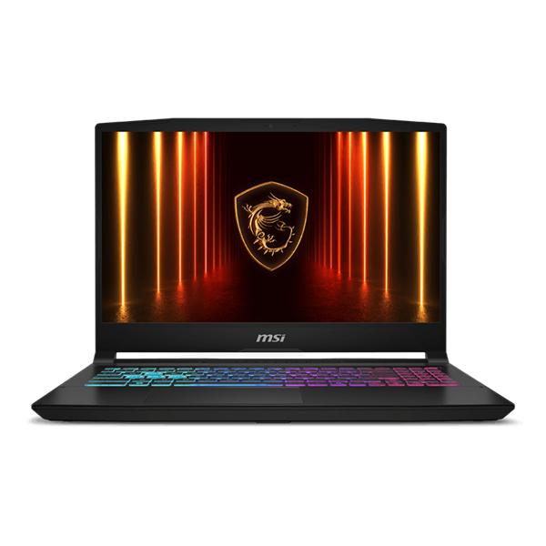 MSI Gaming NB Katana 15 HX B14WEK-268, 15.6" QHD 165Hz, i5-14450HX, 16GB (2x8), 1TB M.2, RTX 5050 8GB, noOS, Fekete