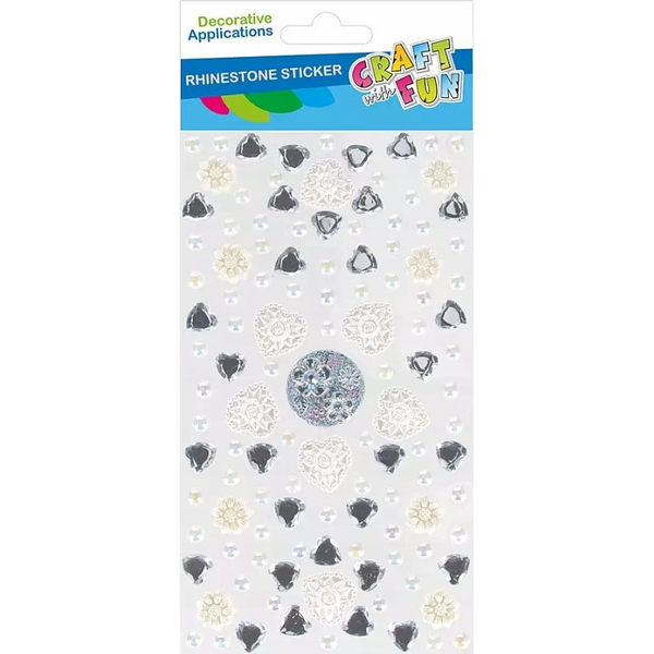  Craft with Fun OZDOBA DEK KRYSZT SPRZYL MIX CF PBH 12/288