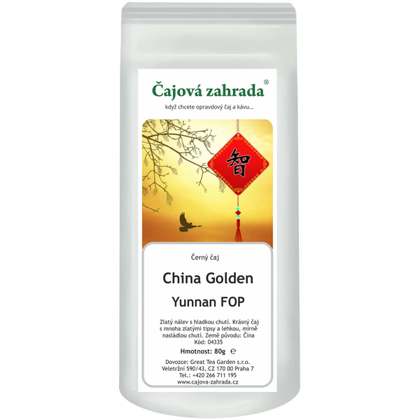Tea Garden China Golden Yunnan FOP - black tea, 80g